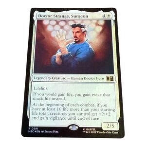 Magic The Gathering Doctor Strange Surgeon Marvel Secret Lair 0591 Rare MTG Card
